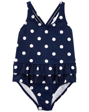 Toddler 1-Piece Polka Dot Swimsuit