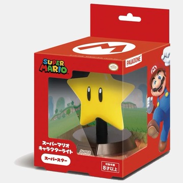 【Nintendo 任天堂】任天堂旗艦店限定 超級瑪利歐 角色燈 無敵星 星星裝飾 瑪利歐 生活小物 交換禮物 生日禮物