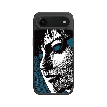 iPhone Air SolidX 黑 - 伊藤潤二驚選集 Junji Ito - 抽色設計款 - 十字路口的美少年