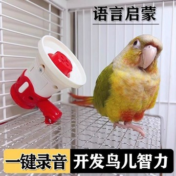 鸚鵡學說話器和尚小太陽虎皮鸚鵡訓練復讀錄音機玄鳳吹口哨訓練器