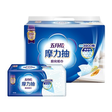 五月花 摩力抽廚房紙巾(100抽X12包)