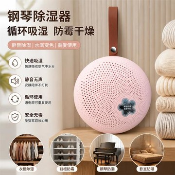 跨境鋼琴除濕器迷你家用除濕器臥室衣柜循環吸濕器鞋柜防霉干燥器