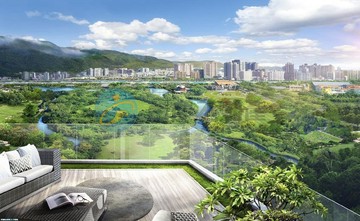 中都濕地萬坪公園首排~森美樹三房平車｜高雄市三民區熱河三街