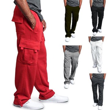 multi-pocket cargo pants 男士多口袋工裝褲子歐美休閑束腳長褲