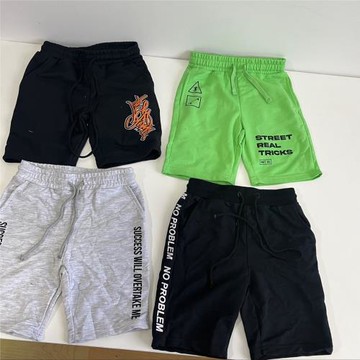 夏款 毛圈高街運動短褲童裝寬松休閑兒童短褲親子款 120-160cm