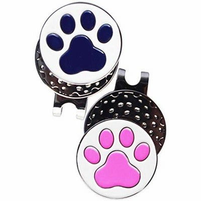 AFROMARKET ゴルフマーカー マグネット付き 可愛い ハットクリップ 2個セット