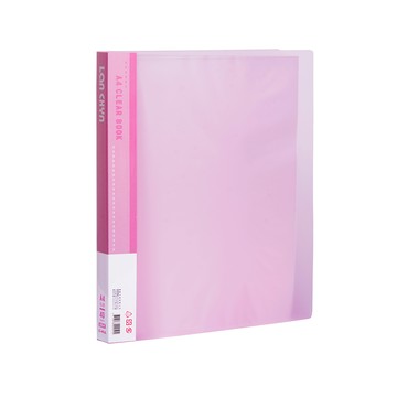 【連勤】PP 40入資料簿(果凍色系) 12本/箱 LC-40JL-多款可選