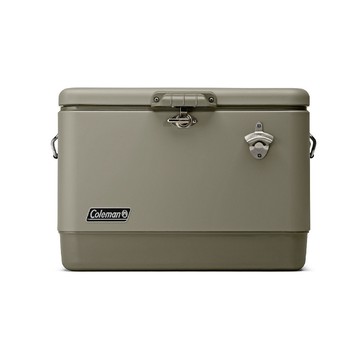 coleman 美國 51l 經典鋼甲冰箱鼠尾草cm-29598/保冷保冰箱/冰筒/冰桶/置物箱