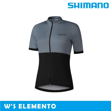 SHIMANO W'S ELEMENTO 短袖車衣 (S-L)  / 灰色