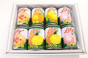 リリー缶詰め セット あす楽   盆　お供え （北海道、沖縄県は送料1000円追加させていただきます。）