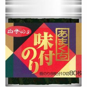 白子 甘口味付のり卓上１０切８０枚  ×12