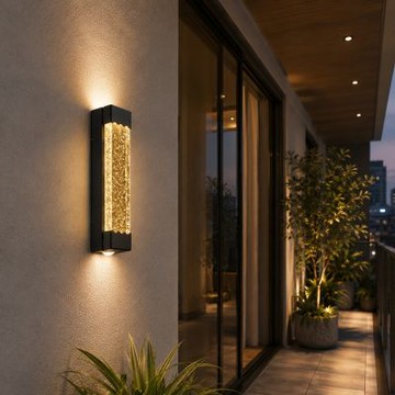 H&R安室 星空極光 LED戶外壁燈 玄關燈 庭園燈  兩色任選HR23026