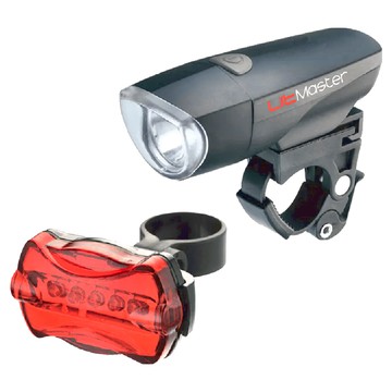 SKORPION 蠍牌 超值1瓦前後燈組  1組  Black