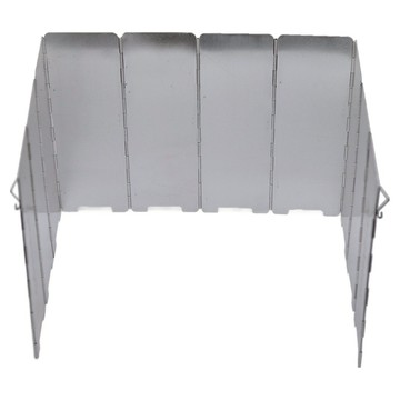 DIBOTE 迪伯特 鋁合金擋風板 10片 附收納袋 667-41  1個  銀色