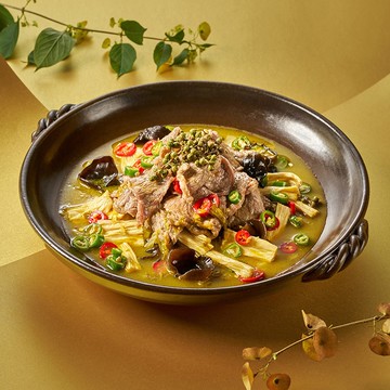 【台北美福大飯店】老罈酸菜雪花牛(1000±15g固形量360g/入)(年菜/年貨)