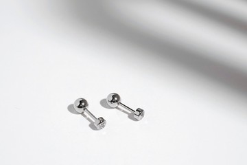 【316L抗敏白鋼/14K金轉珠耳扣】僅供加購