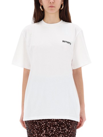 rotate birger christensen oversize fit t-shirt
