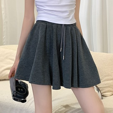 【🍒櫻桃大尺碼】M-4XL 大尺碼抽繩運動短褲女夏季松緊腰垂感寬松顯瘦百搭A字休閑闊腿褲裙褲子