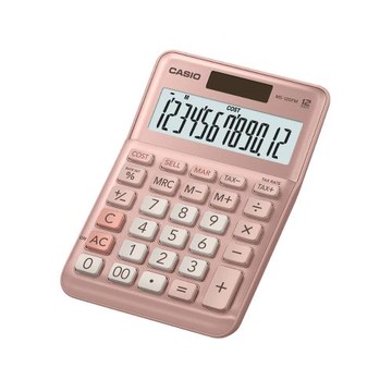 CASIO卡西歐-12位數雙電源稅率商用計算機/MS-120FM-PK