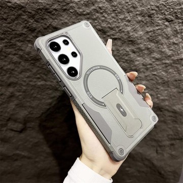 鎧甲防摔保護殼 磁吸手機殼 隱形支架 適用 三星 Galaxy A57 A37 A17 A56 S26 EDGE A27