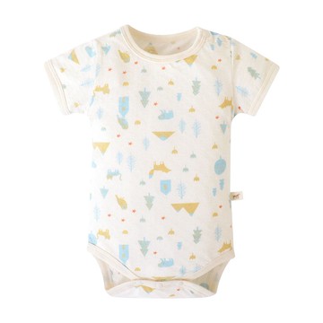 【SISSO有機棉】石虎鴞鴞涼感包屁衣 3M 6M