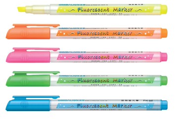 雄獅 單頭螢光筆 FM-35