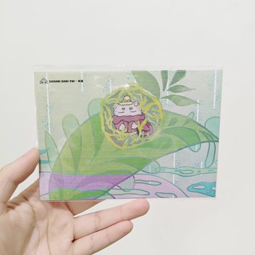 【插畫明信片/卡片】被雨困住的日子