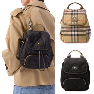 BURBERRY Horseshoe 翻蓋迷你後背(任選)
