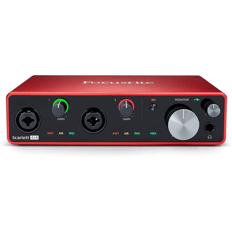 Focusrite フォーカスライト Scarlett 4i4 G3 USB 2.0 Type C オーディオ・インターフェース