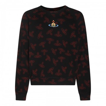 Vivienne Westwood - Black And Red Cotton Sweatshirt M