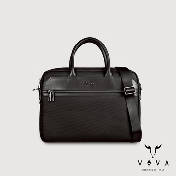 【VOVA 沃汎】艾克瑟爾 雙層公事包-黑色(台灣總代理)/VA138-M015-BK