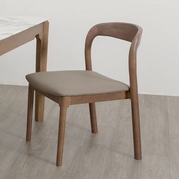 【多瓦娜】竹音胡桃實木餐椅(化妝椅/椅子)