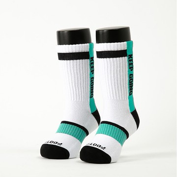 FOOTER 天生贏家運動氣墊襪兒童襪 童襪 除臭襪 運動襪 氣墊襪 中筒襪(童-K160)