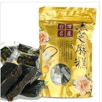 琦順 黑芝麻糕 450g 不黏牙 不甜 黑芝麻膏 黑芝麻軟糖 @