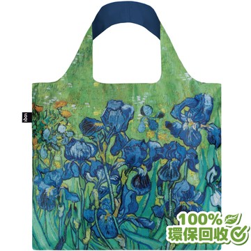 【LOQI】環保春捲包/購物袋｜鳶尾花．新 _廠商直送