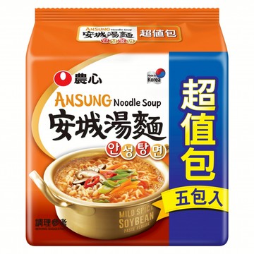 NONGSHIM 農心 安城湯麵 125g  5包