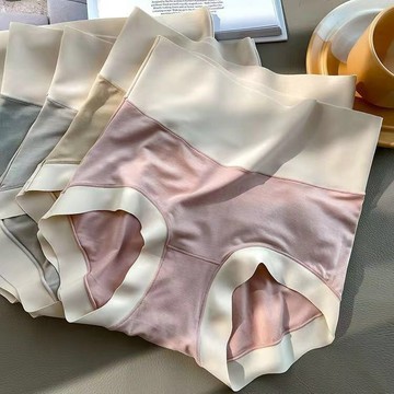 M-2XL 大尺碼内褲 莫代爾 高腰內褲女 收腹提臀抗菌檔冰絲無痕彈力透氣 大碼内褲