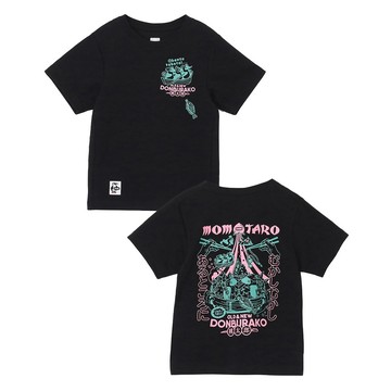 CHUMS Kids CD Donburako T-Shirt 中大童 短袖上衣 黑色 CH211449K001