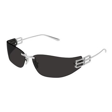 【Balenciaga 巴黎世家】不規則無框太陽眼鏡(BB0484S-002)