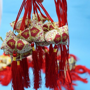 平安香包 粽子香包 項鍊式手工(成品)/一包10個入(促80) 端午節香包~4762【APP滿額下單10%點數(單一帳號最高5000點)】1/31止