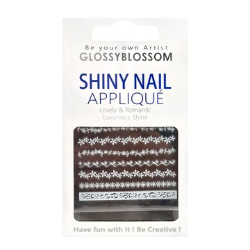 GLOSSYBLOSSOM SHINY NAIL APPLIQUÉ 浪漫光澤美甲貼  緞帶  1組