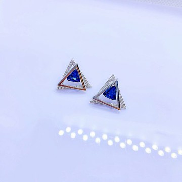 現貨專區｜海洋之眼雙層銀針耳環(hdess87)｜送禮精選店家★Reyna jewelry 女王飾品