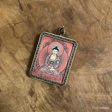 🔥桃園有貨🔥【3461人收藏】唐卡吊墜佛牌本命年大日如來不動明王大黑天情侶禮物項鏈男護身符 LBJV XF5Y