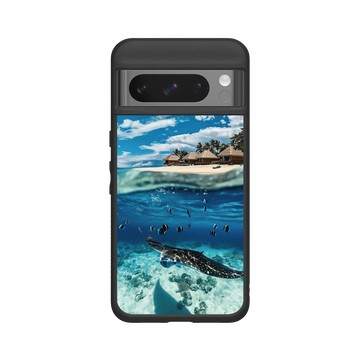 Pixel 8 Pro SolidSuit 黑 - Ocean Collection: Let's Sea 海洋系列：一路向海 - 海裡見！（馬爾地夫）