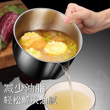 隔油壺304不銹鋼傢用廚房大容量濾油隔油器月子油湯分離喝湯神器FPS3GT01