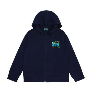 Crocodile Junior 小鱷魚童裝-鱷魚衝浪針織外套-藍色 ( 931702-05 大碼款)