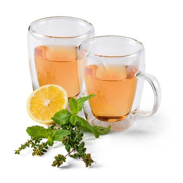 《Luigi Ferrero》Coffeina雙層玻璃馬克杯2入-270ml-- 水杯 茶杯 咖啡杯