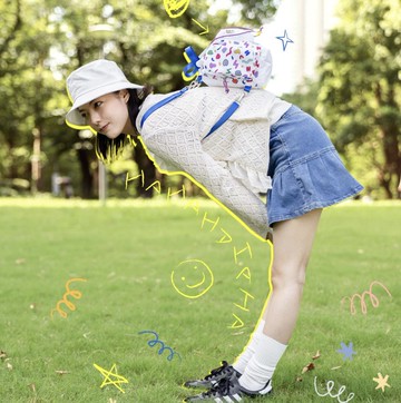 【DOUGHNUT】6.5吋 防潑水 斜/側/後背3用 小水桶包 全素-白 TYU