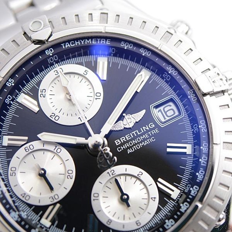 ブライトリング(BREITLING) クロノマット A13352 ブラック　黒