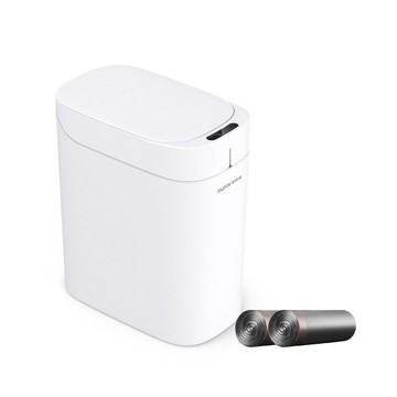 佳幫手智能感應家用新款客廳輕奢廁所衛生間帶蓋打包垃圾桶全自動【宜家良品百貨】